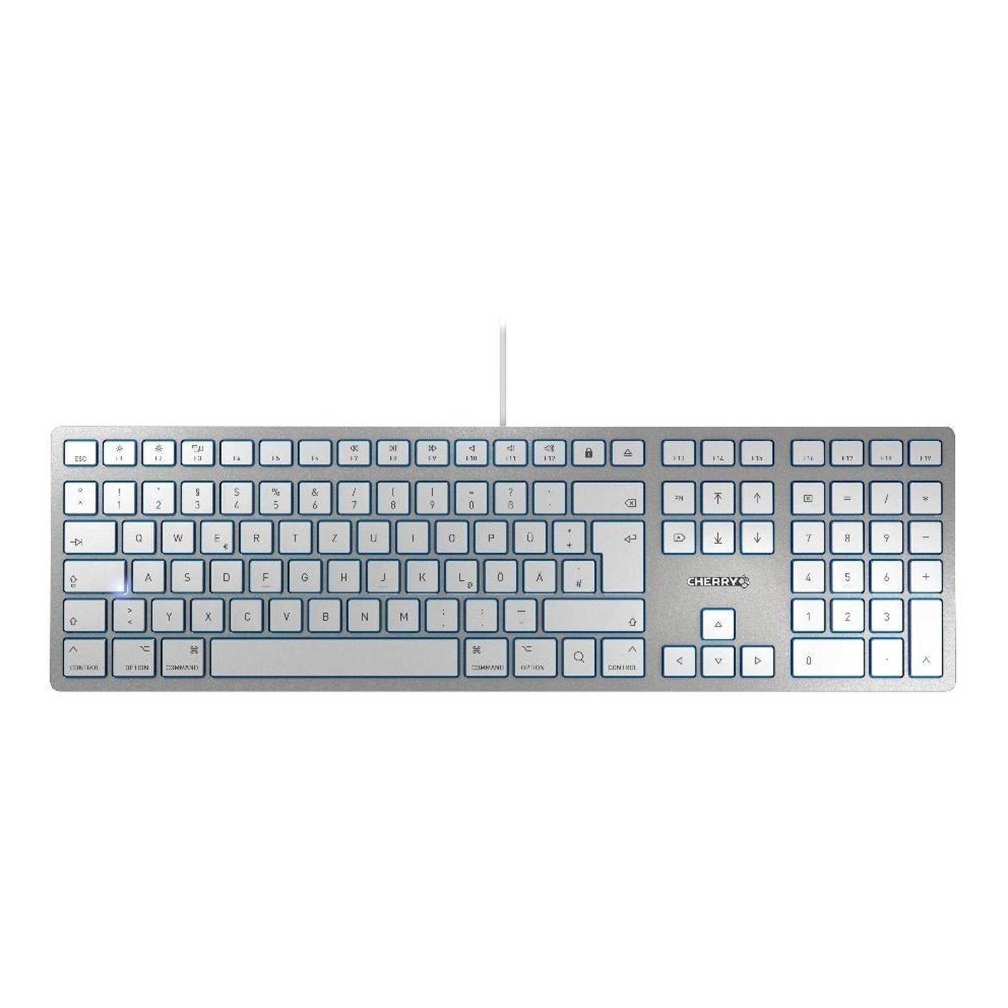 CHERRY KC 6000 SLIM for MAC Tastatur kabelgebunden (Silber) CHERRY KC 6000 SLIM for MAC Tastatur kabelgebunden (Silber)