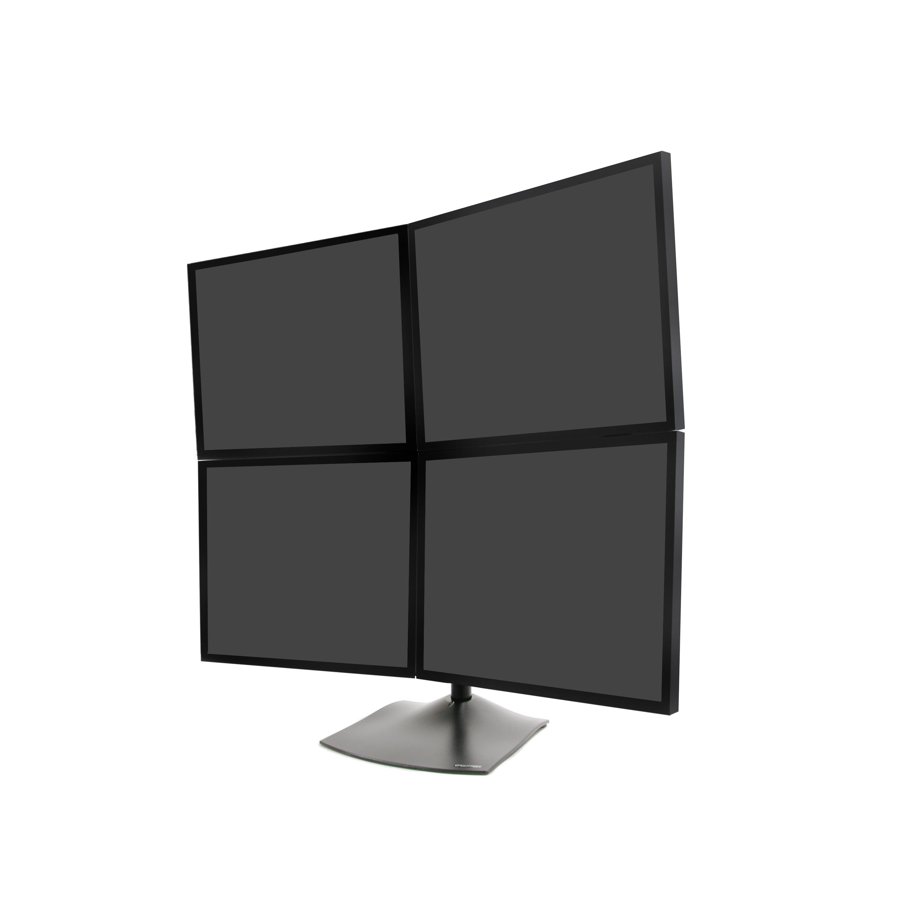 Ergotron DS100 Standfuß für 4 Monitore - schwarz Ergotron DS100 Standfuß für 4 Monitore - schwarz