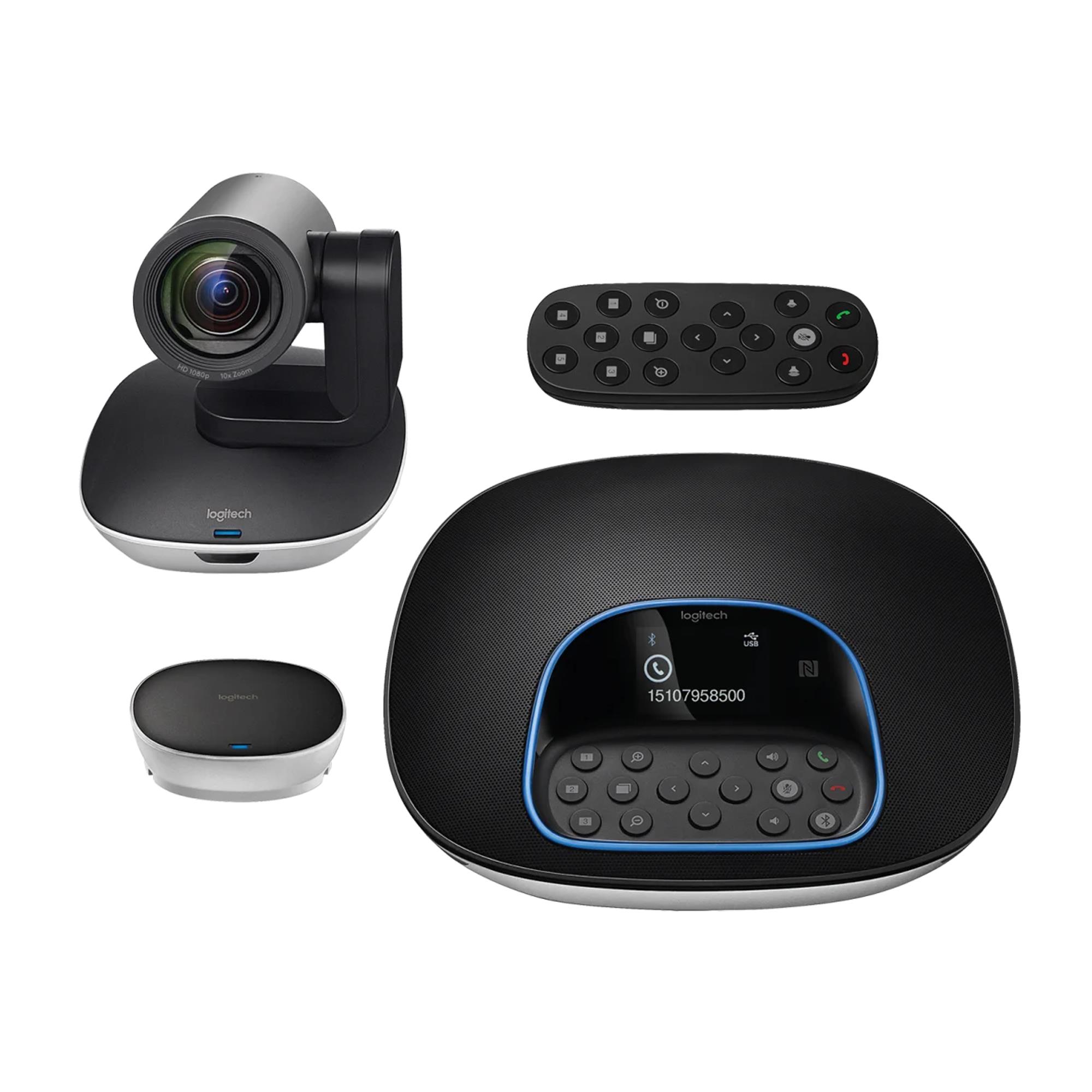 LOGITECH GROUP Videokonferenzsystem für 14 Sitzplätze (bis 20 Sitzplätze mit Zusatzmikrofon) LOGITECH GROUP Videokonferenzsystem für 14 Sitzplätze (bis 20 Sitzplätze mit Zusatzmikrofon)