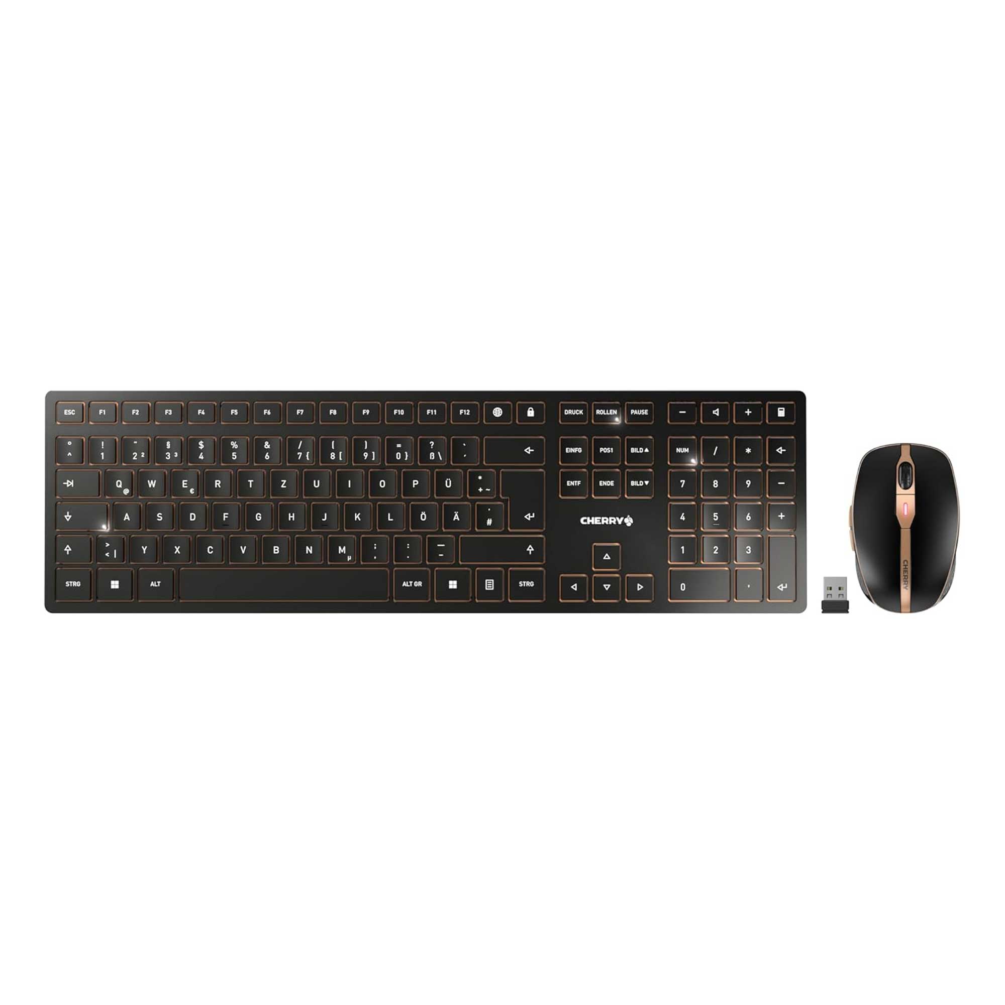 CHERRY DW 9100 SLIM Tastatur-Maus-Set kabellos CHERRY DW 9100 SLIM Tastatur-Maus-Set kabellos