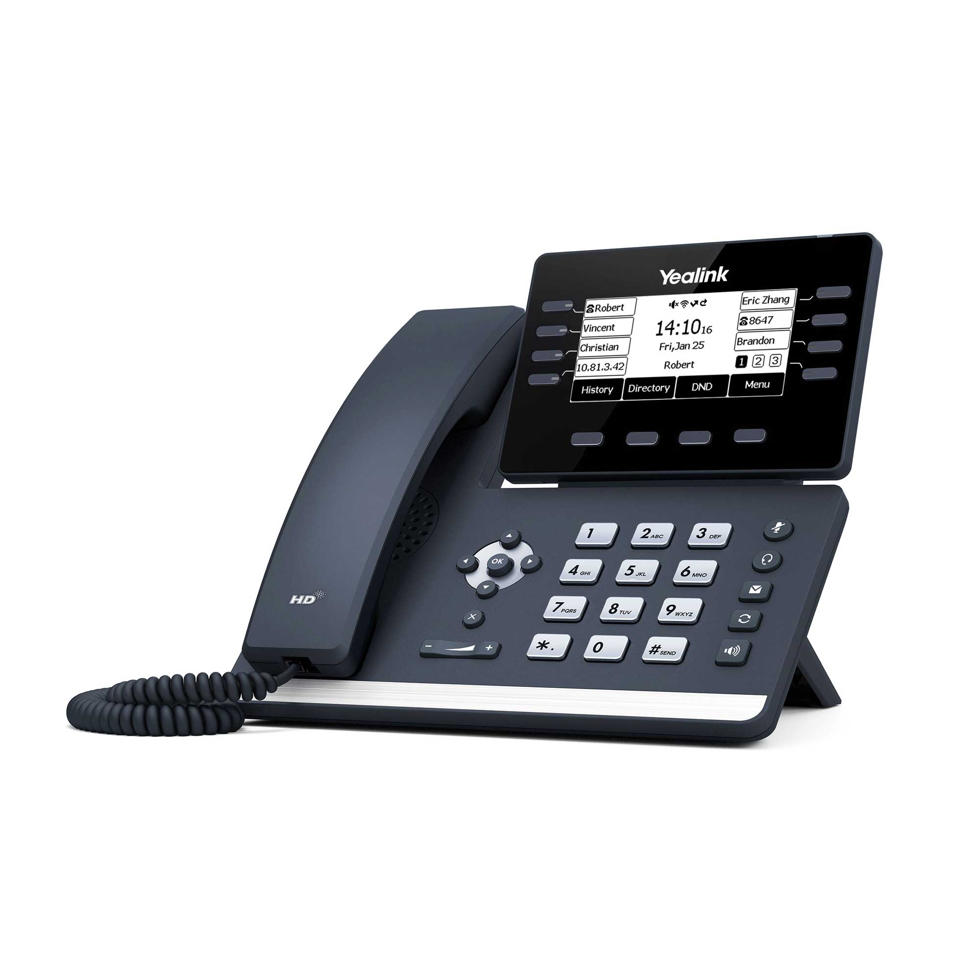 Yealink SIP-T53W SIP-PHONE T5 SERIES Integriertes Bluetooth und WLAN Yealink SIP-T53W SIP-PHONE T5 SERIES Integriertes Bluetooth und WLAN