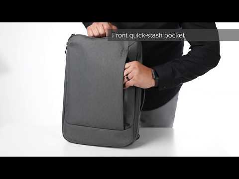 TARGUS Cypress 2-in-1 Rucksack und Umhängetasche für 15.6'' - Grau